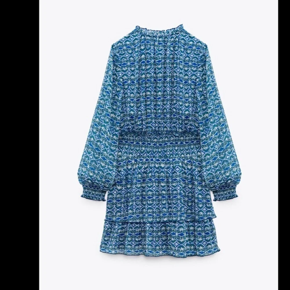 PRINTED MINI DRESS - Picture 9 of 9